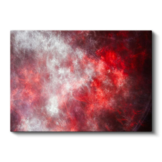 Kızıl Nebula - Kozmik Bulutların Etkileyici Dansı Kanvas Tablo