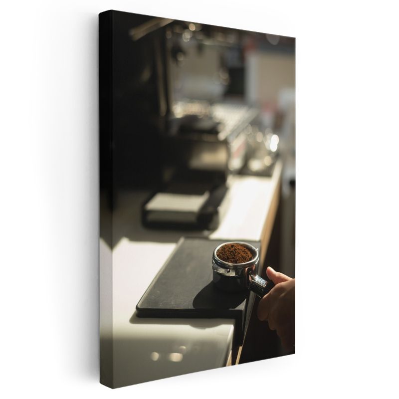 Barista - Profesyonel Kahve Hazırlama Sanatı Kanvas Tablo