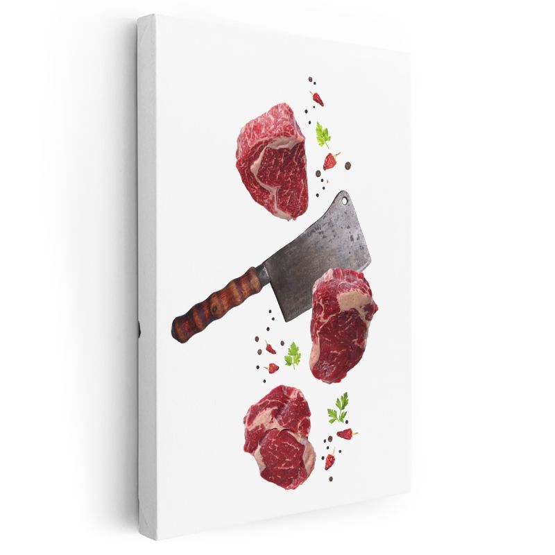 Kasap - Et Kesim Sanatı ve Kaliteli Et Seçimi Kanvas Tablo