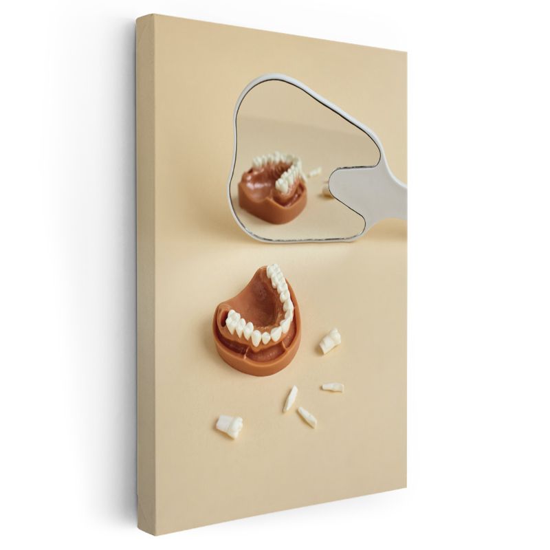 Diş Protez Uzmanı - Estetik Diş Protezi Yapımı Kanvas Tablo