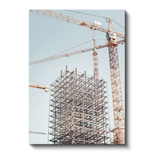 İnşaat Mühendisi - Çelik Konstrüksiyon Yapı Kanvas Tablo