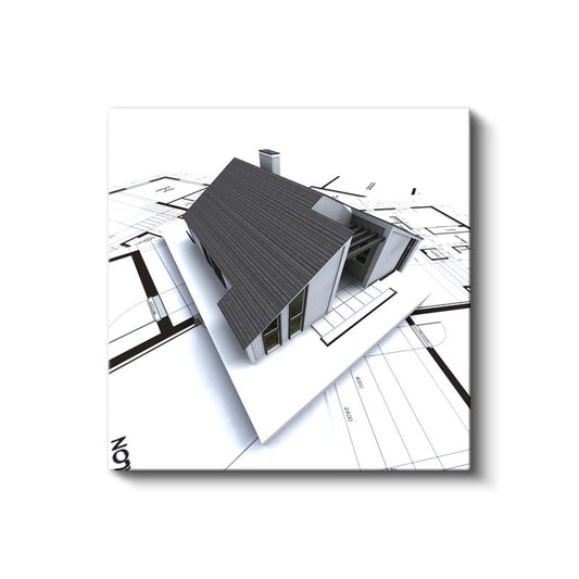 Mimar - Çağdaş Ev Tasarımı ve Yaşam Alanları Kanvas Tablo