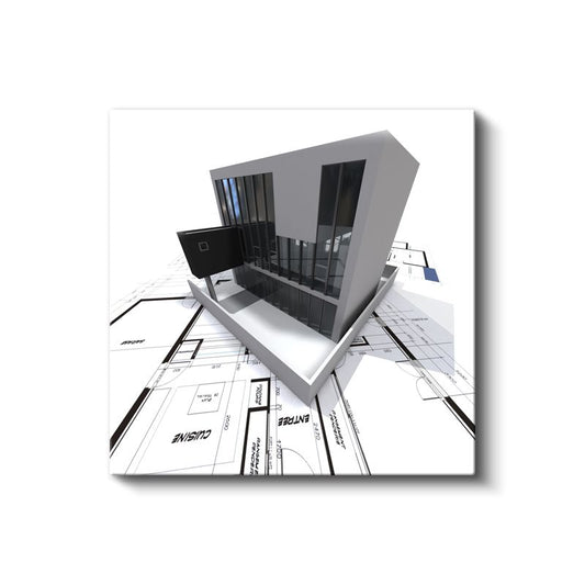 Mimar - Çağdaş Mimari Tasarım ve İnovasyon Kanvas Tablo