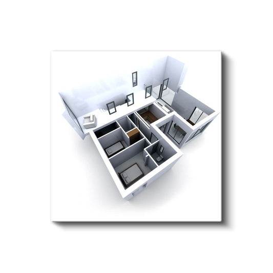 Mimar - Çağdaş Konut Planlaması Kanvas Tablo