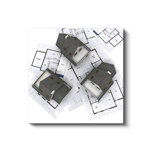 Mimar - Toplu Konut Planlaması Kanvas Tablo