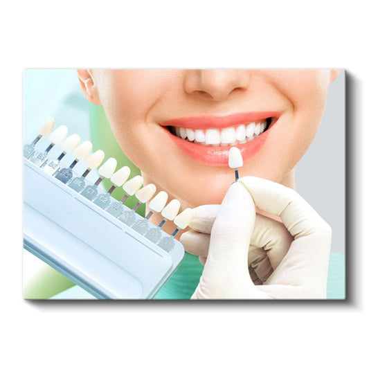 Diş Hekimi - Profesyonel Diş Beyazlatma ve Bleaching Tedavisi Kanvas Tablo