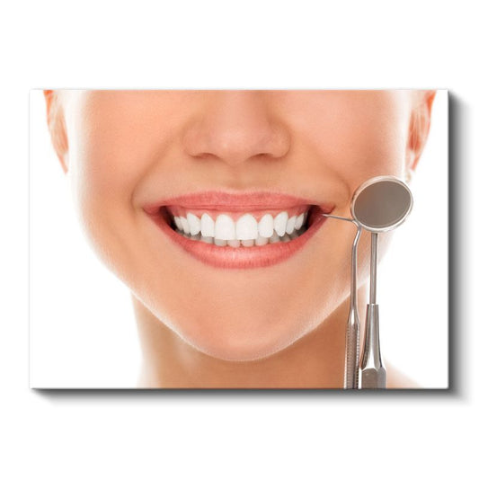 Diş Hekimi - Ağız Muayenesi Kanvas Tablo