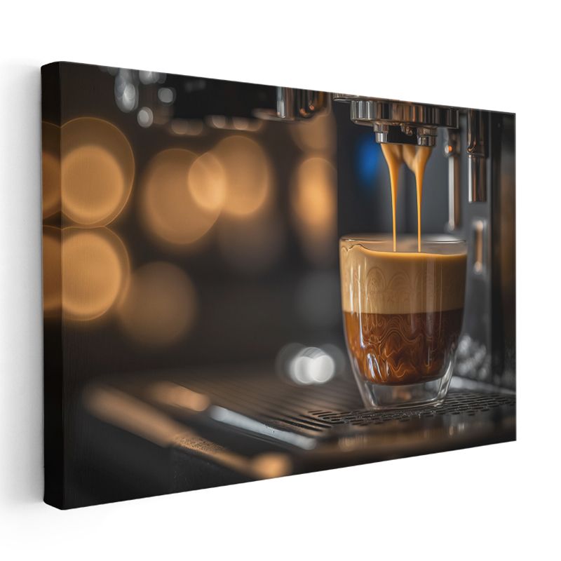 Barista - Espresso Hazırlama Sanatı Kanvas Tablo