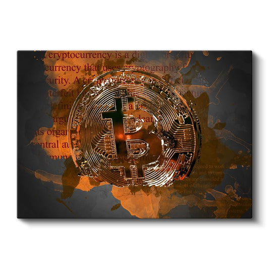 Ekonomist - Dijital Para Dönüşümü Kanvas Tablo