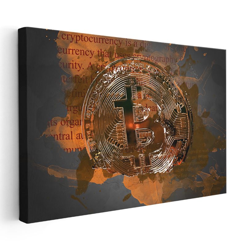 Ekonomist - Dijital Para Dönüşümü Kanvas Tablo