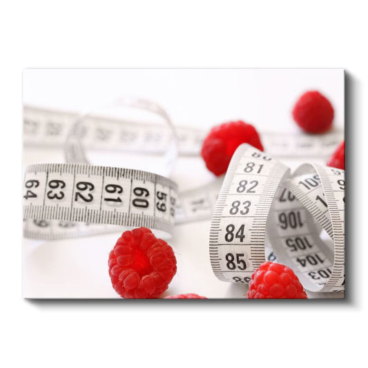 Diyetisyen - Sağlıklı Beslenme Ölçüleri Kanvas Tablo