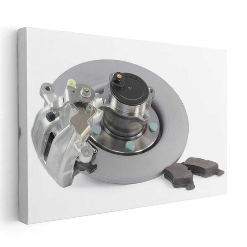 Otomotiv Teknisyeni - Fren Sistemi Bileşenleri Kanvas Tablo