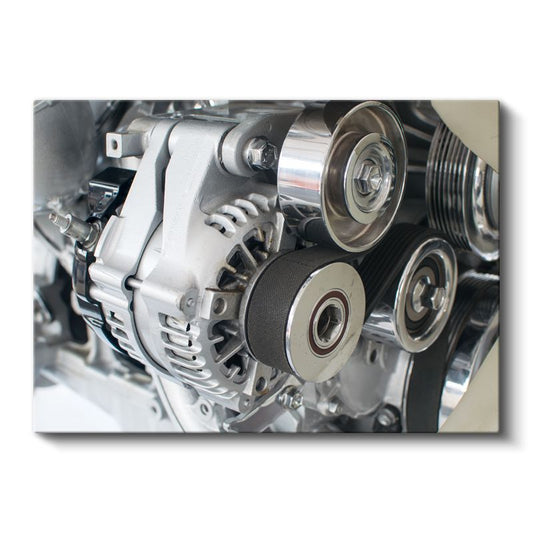 Otomotiv Mühendisi - Alternatör Kayış Sistemi Kanvas Tablo