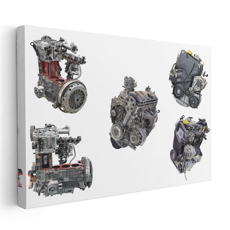 Motor Ustası - Çoklu Motor Sistemleri Kanvas Tablo