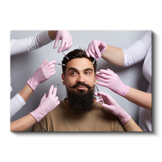 Estetisyen - Yüz Bakım Uygulamaları Kanvas Tablo