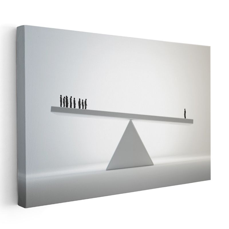 Yönetim Danışmanı - Organizasyonel Denge Stratejisi Kanvas Tablo