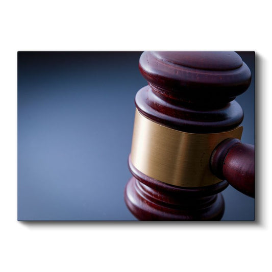 Hakim - Adalet Çekici Kanvas Tablo