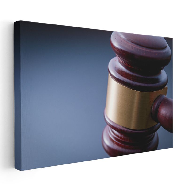 Hakim - Adalet Çekici Kanvas Tablo