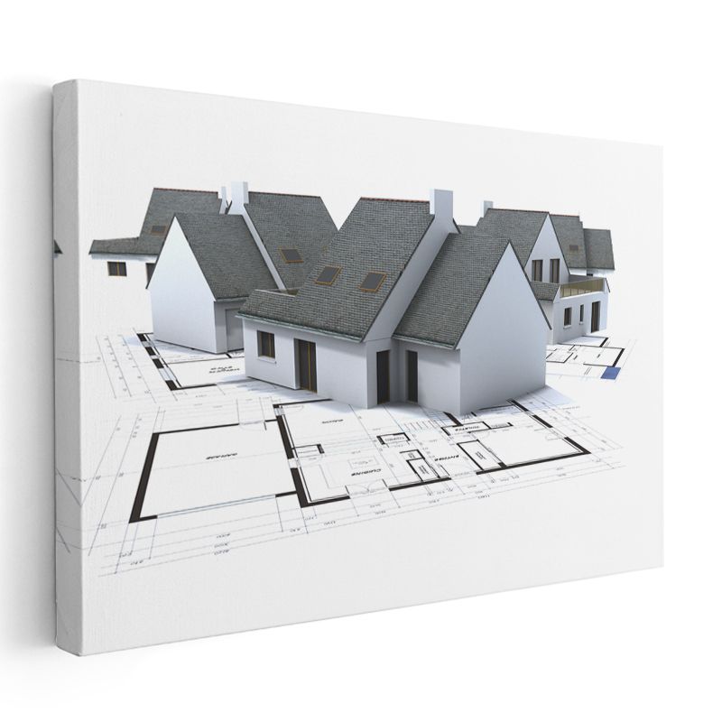 Mimar - Konsept Geliştirme ve Tasarım Aşamaları Kanvas Tablo