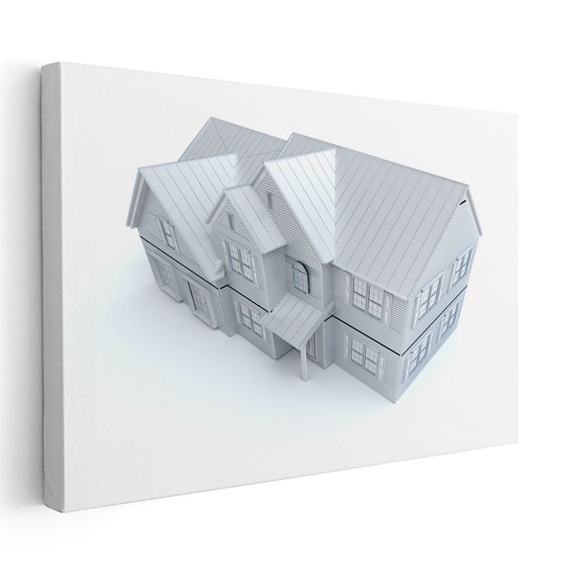 Mimar - Villa Tasarım Projesi Kanvas Tablo