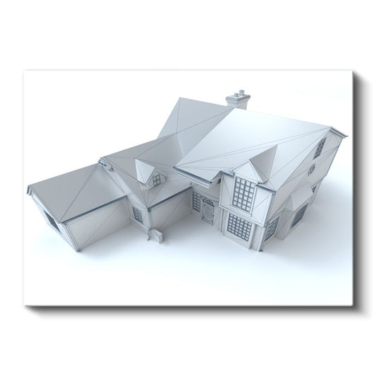 Mimar - Lüks Konut Projesi Kanvas Tablo