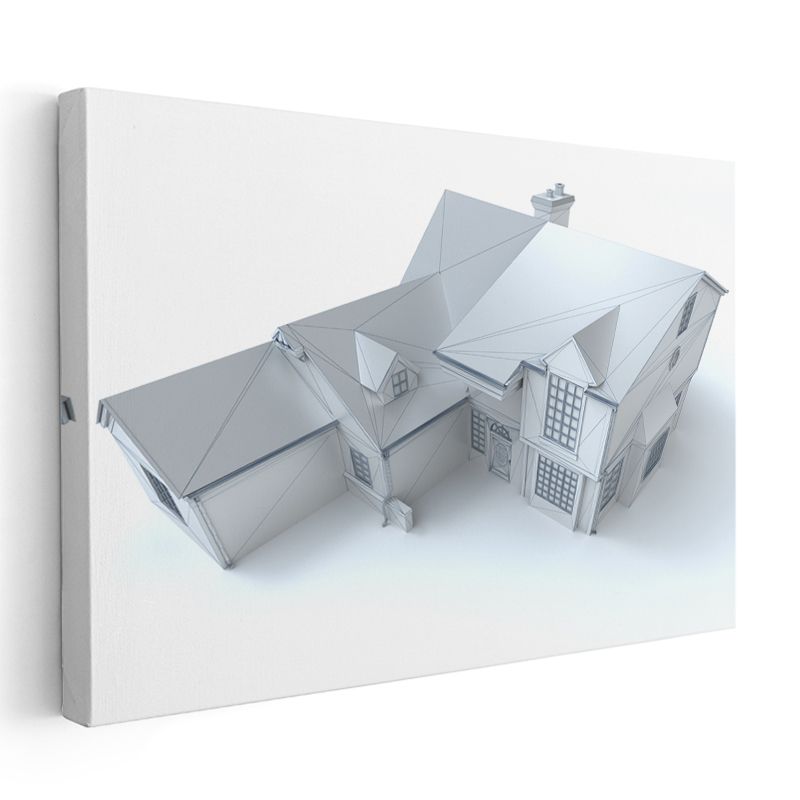 Mimar - Lüks Konut Projesi Kanvas Tablo