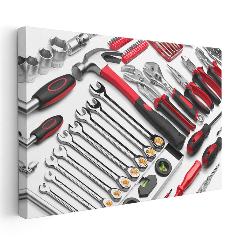 Tamirci - Hassas Tamir Ekipmanları Kanvas Tablo