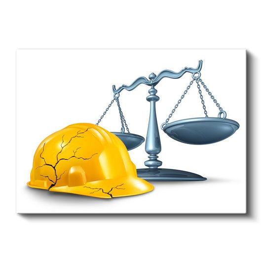 İş Güvenliği Uzmanı - Güvenlik ve Hukuk Dengesi Kanvas Tablo