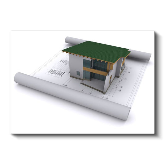 Mimar - Çağdaş Konut Tasarımı Kanvas Tablo