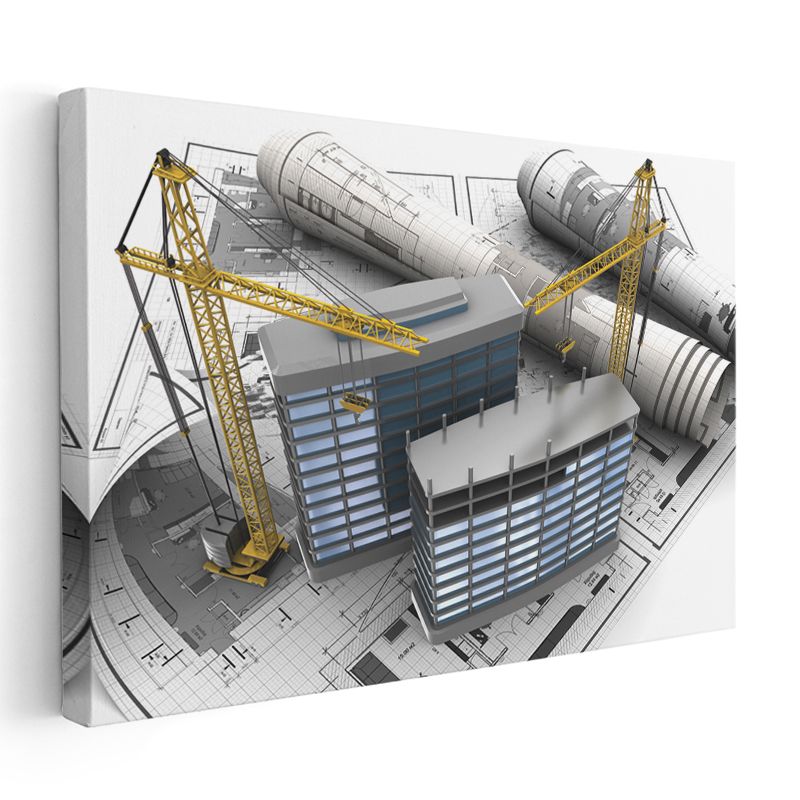 İnşaat Mühendisi - Şantiye Yönetimi Kanvas Tablo