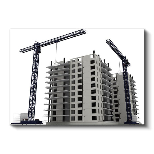 İnşaat Mühendisi - Yüksek Yapı İnşaatı Kanvas Tablo