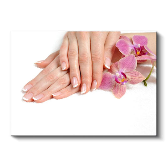 Manikür Uzmanı - Zarif El Bakımı Kanvas Tablo
