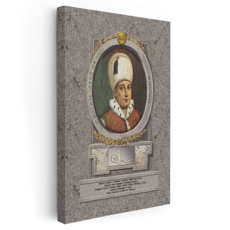 Osmanlı Padişahları - Sultan I. Ahmed Kanvas Tablo