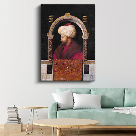 Osmanlı Padişahları - Fatih Sultan Mehmet Osmanlı'nın Yükseliş Dönemi Kanvas Tablo
