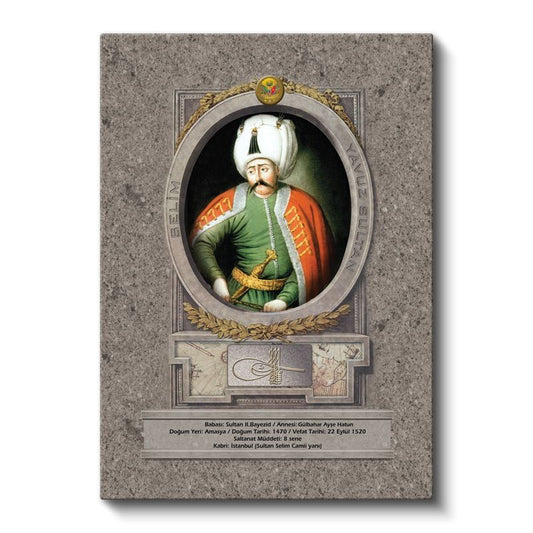 Osmanlı Padişahları - Sultan II. Bayezid Osmanlı'nın Sekizinci Padişahı Kanvas Tablo