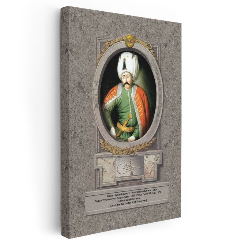 Osmanlı Padişahları - Sultan II. Bayezid Osmanlı'nın Sekizinci Padişahı Kanvas Tablo