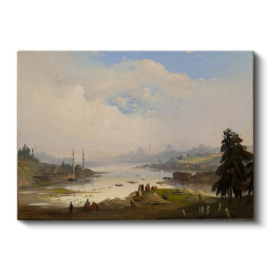 İstanbul Boğazı - Tarihi Yarımada Manzarası Kanvas Tablo