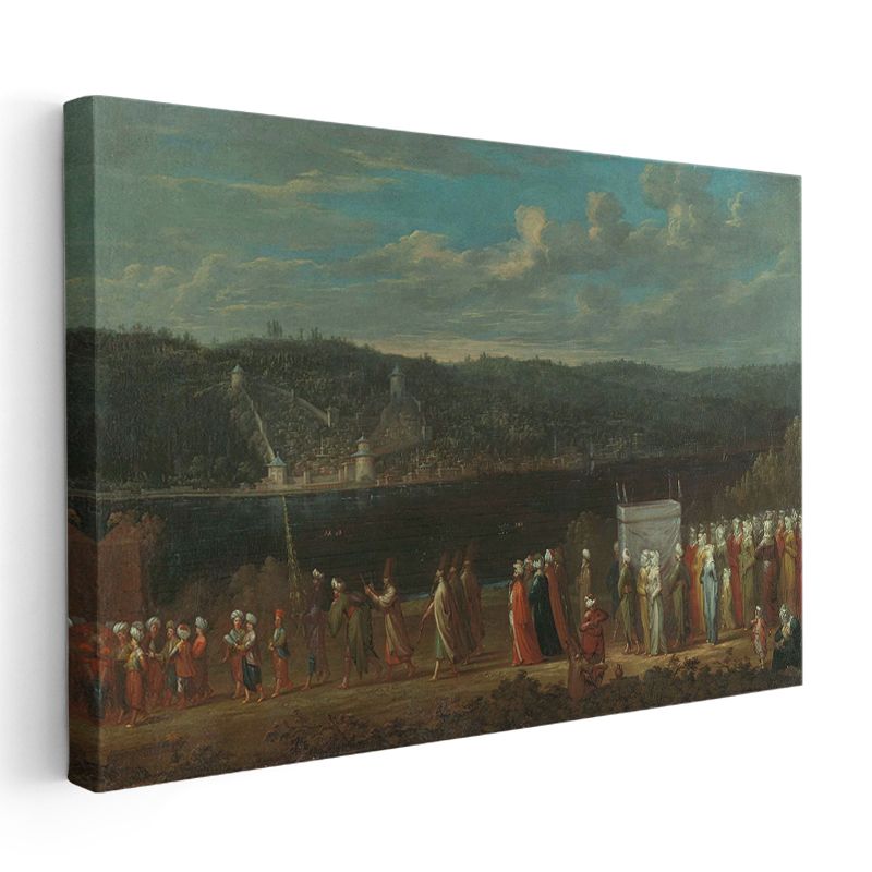 Osmanlı Sarayı - Törensel Geçit Alayı Kanvas Tablo