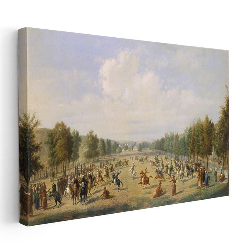 Cirit Oyunu - Osmanlı Saray Eğlencesi Kanvas Tablo