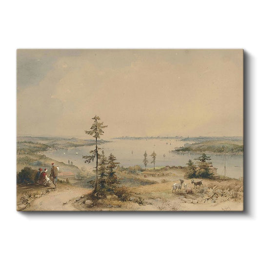 İstanbul Panoraması - Boğaz Manzarası Kanvas Tablo