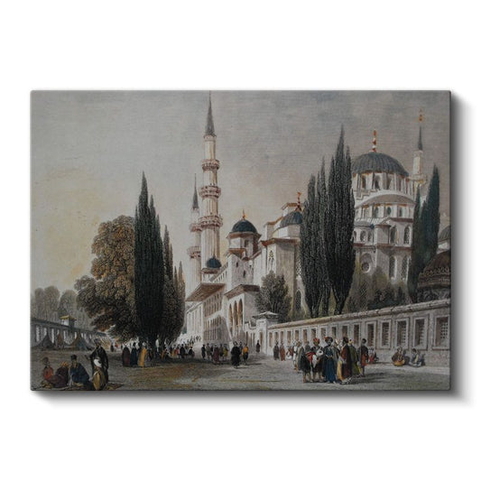 Süleymaniye Camii - Osmanlı Mimarisinin Görkemi Kanvas Tablo
