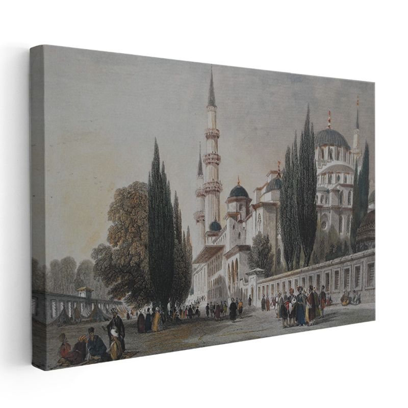 Süleymaniye Camii - Osmanlı Mimarisinin Görkemi Kanvas Tablo