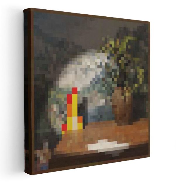 Minecraft - Bouquet Piksel Kanvas Tablo