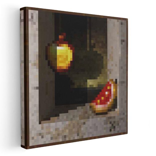 Minecraft - Humble Piksel Kanvas Tablo