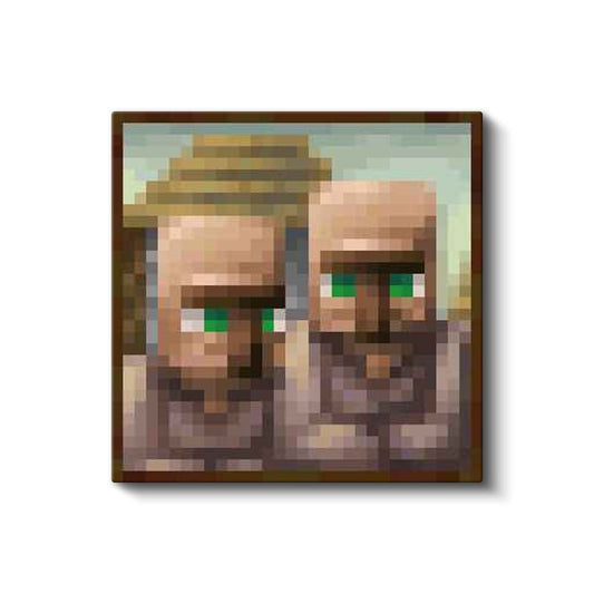 Minecraft - Kebab Med Tre Pepperoni Kanvas Tablo