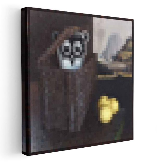 Minecraft - Orb Piksel Kanvas Tablo