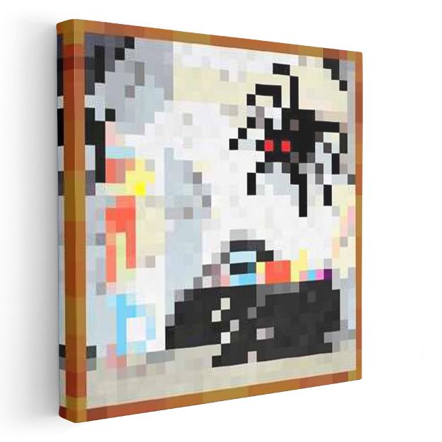 Minecraft - Paradisträd Kanvas Tablo