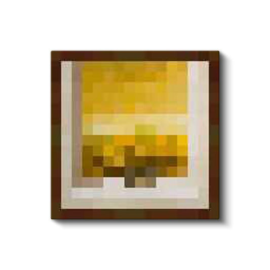 Minecraft - Skull And Roses Piksel Kanvas Tablo