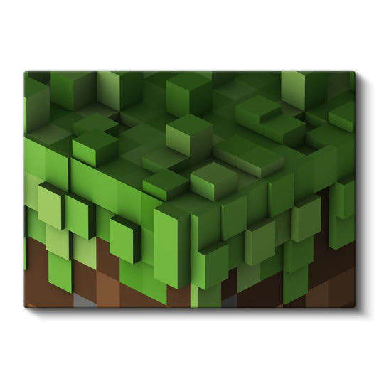 Minecraft - İskelet Avı Kanvas Tablo