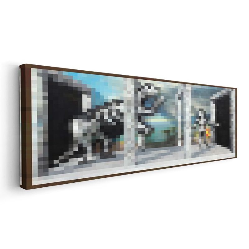 Minecraft - Seaside Piksel Kanvas Tablo